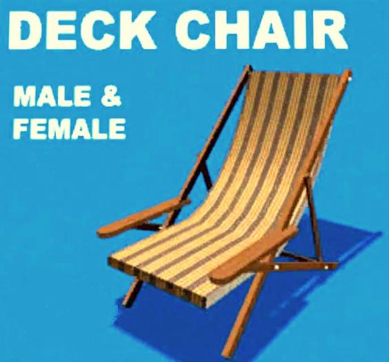 DECKK CHAIR / SUN CHAIR / SILLA DE SOL