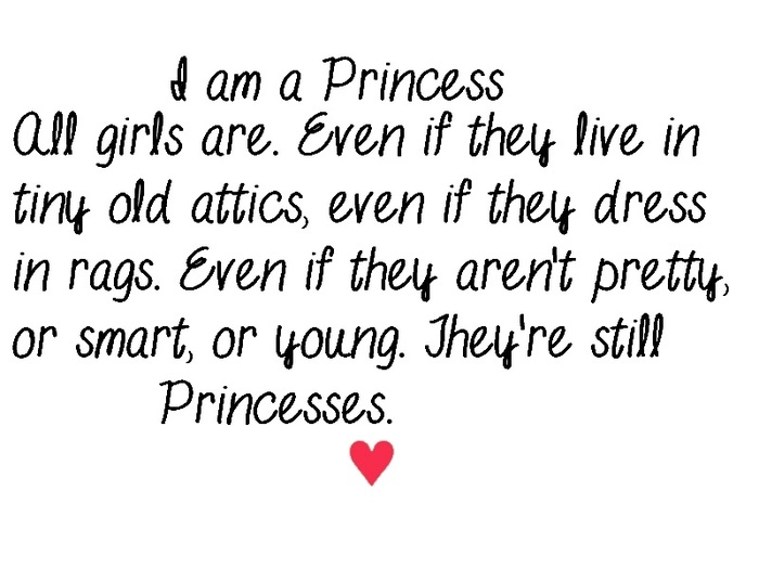 ~Deorama~ I am a Princess - wall decal