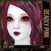 =^.^= Curious Kitties - Azil Snow Skin - Deadly Pink