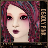 =^.^= Curious Kitties - Azil Peach Skin - Deadly Pink