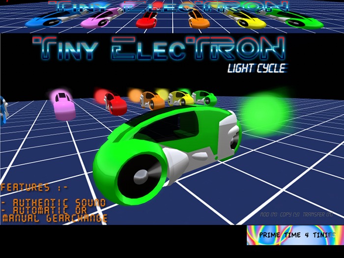 Prime Time 4 Tinies Tiny Electron light cycle (laser green)