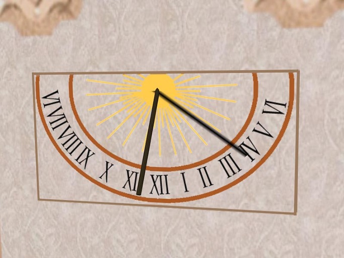 Working Sun Clock for Wall