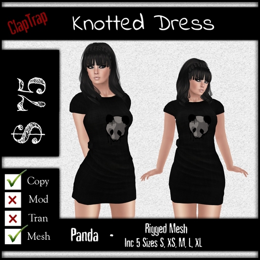 CT Knotted Dress Leopard