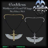 [FPI] Goddess Mother of Pearl Set - Gold & Silver Necklace