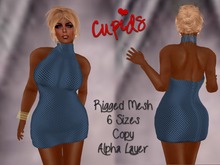 Cupids Girl Power Mesh Dress Bethany