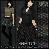 :::Sn@tch MESH Party in the Parking Lot skirt (DEMOS):::