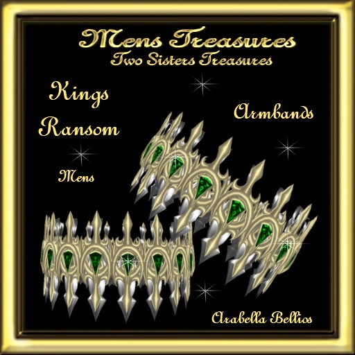 MT - MENS KINGS RANSOM EMERALD ARMBANDS