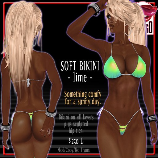 BOINGO Soft Bikini-Lime