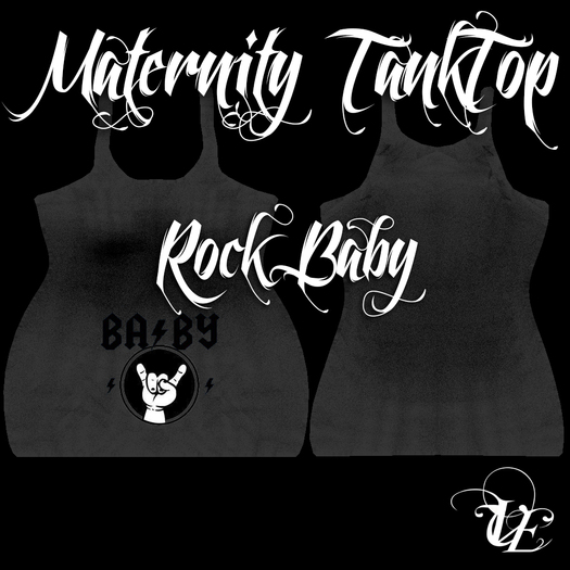 .:VE:. Rock Baby - Mesh Maternity Tank