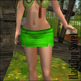 [LadyBug Store] Mini Skirt Neon Green