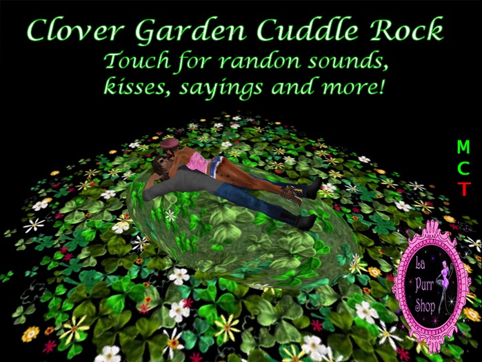 Clover Garden Cuddle Rock!!