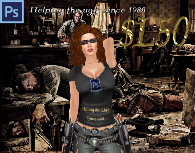 Ps Helping the Ugly Women's Tee Shirt