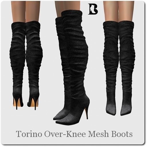 Blackburns Torino Over-Knee Mesh Boots