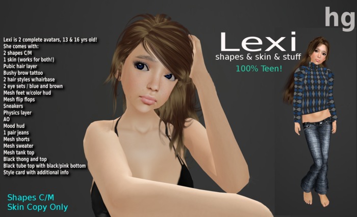 Harley Girls Lexi Avatars