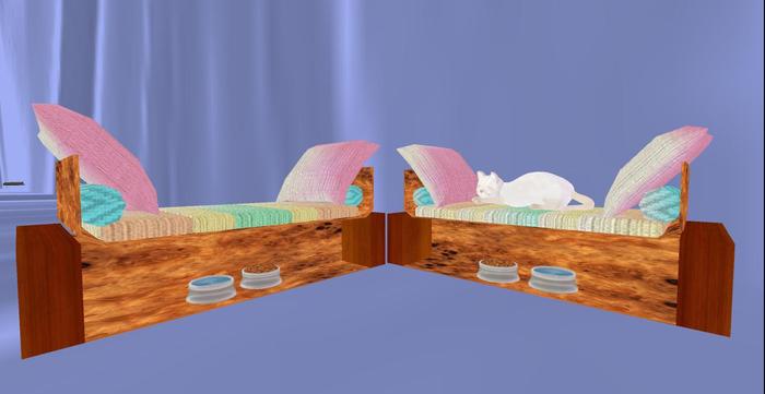 kitty corner bed
