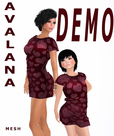 AVALANA-DEMO BOX For Side Knotted Dress