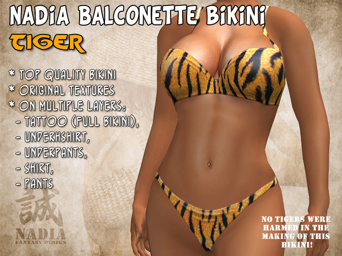 ~Nadia~ Balconette Bikini Dragon