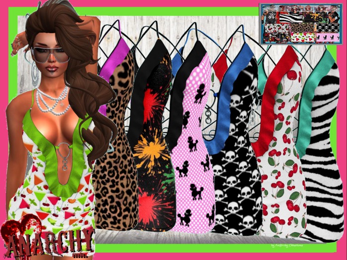 *An@rchy Ink* Frill Dress [patterns]