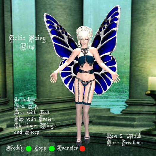 Celtic Fairy Blue