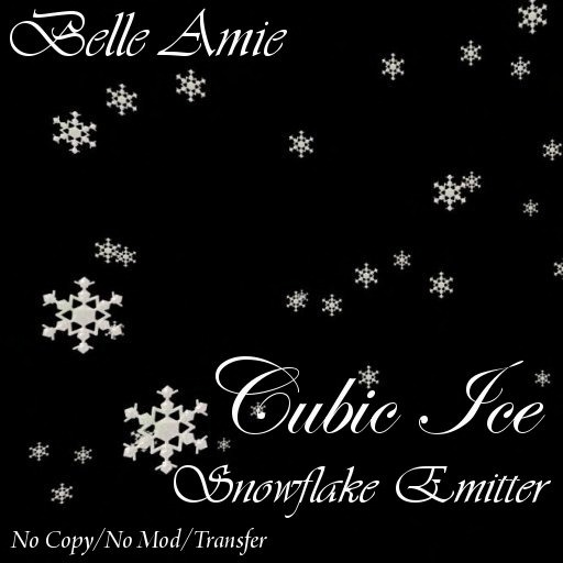 Belle Amie ~Cubic Ice~ Snowflake Emitter