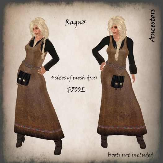 * ANCESTORS * Ragno dress - some MESH