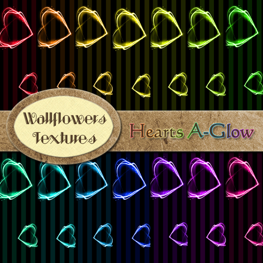 *Wallflowers* Hearts A-Glow