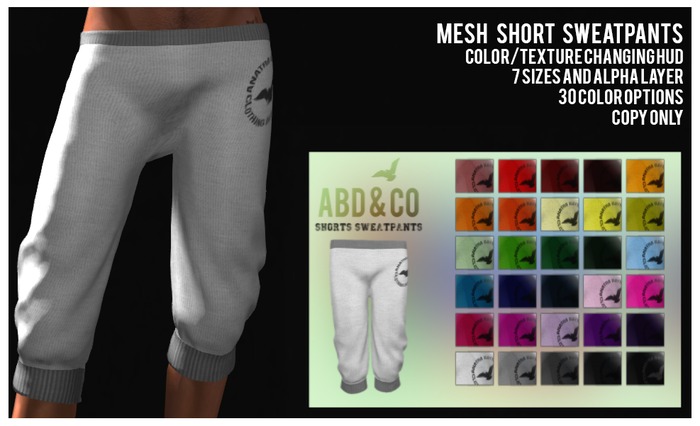 ABD & Co. // Mesh Men's Short Sweatpants