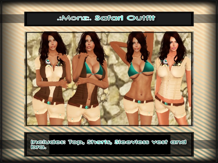 .:Monz:. Safari Outfit/Teal