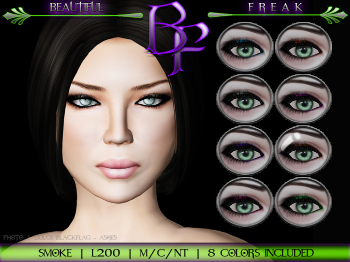 Beautiful Freak Eyeshadow . Smoke . All Colors