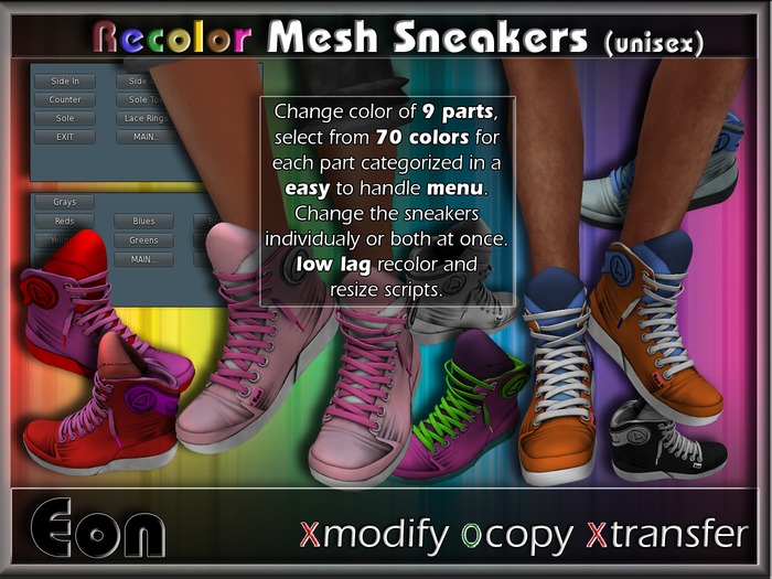 Recolor Sporty Mesh Sneakers (female) ..:: EON ::..