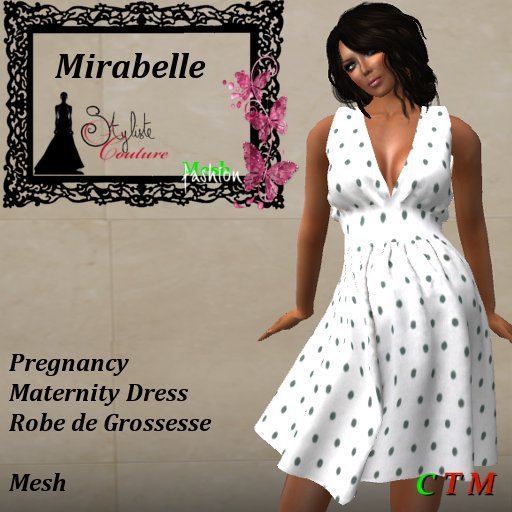 Mirabelle  Creme Pois Vert