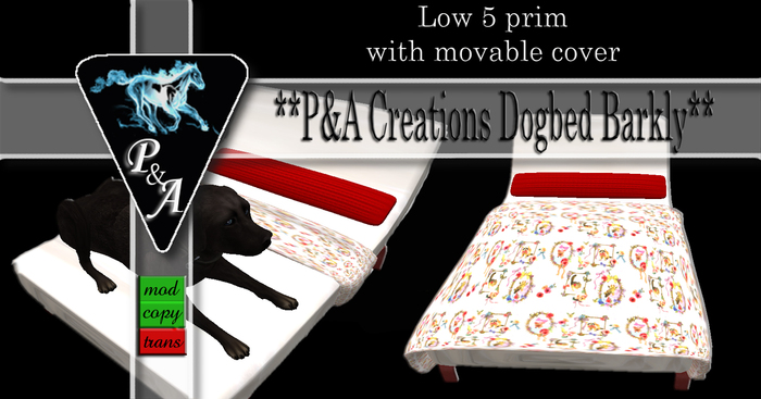 **P&A Creations Dogbed Barkly**