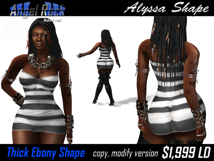 Angel Rock Alyssa Shape Thick