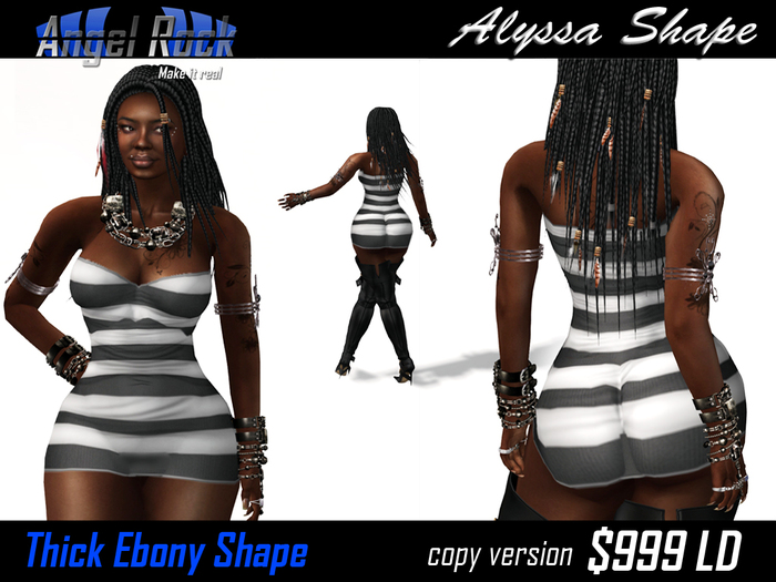 Angel Rock Alyssa Shape Thick No Modify