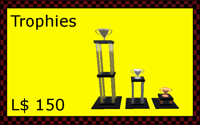 Trophies 3 (3 each)