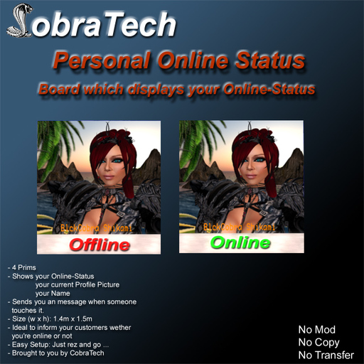 Owner Status w. Picture & Name Display