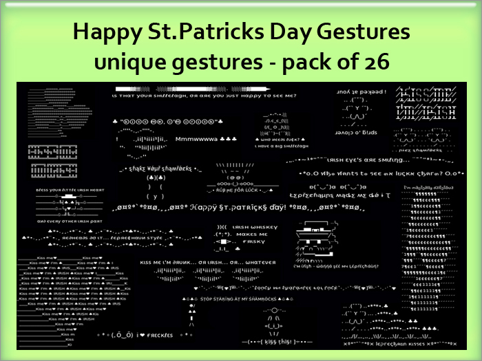 Happy St. Patrick's Day Gestures - 26 Fun Irish Gestures!