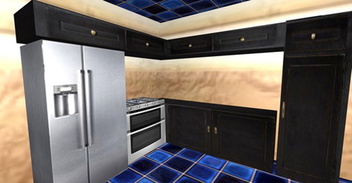 Kitchen Mesh 1 prim full Permissions