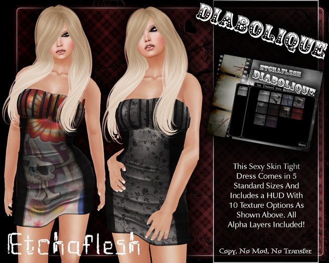 DEMO [Etchaflesh] Diabolique So Random Dress