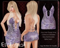 [Etchaflesh] Bliss Plunge Dress