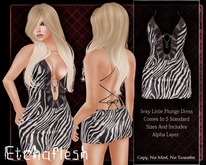 [Etchaflesh] Tameless Plunge Dress