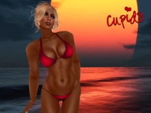 String Bikini Crimson