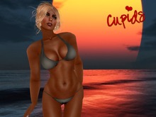 String Bikini Black BeachBonanza