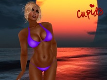 String Bikini Purple BeachBonanza