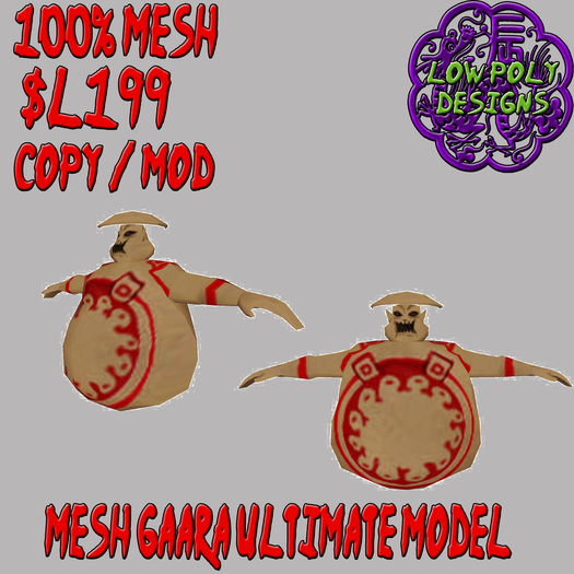 LPD Sand Sunagakure Gaara Ultimate Protection Mesh Model