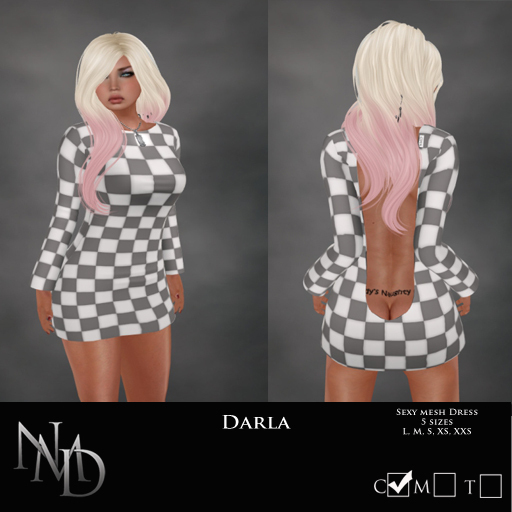 .:[NMD]:. Darla Dress Checkers Box