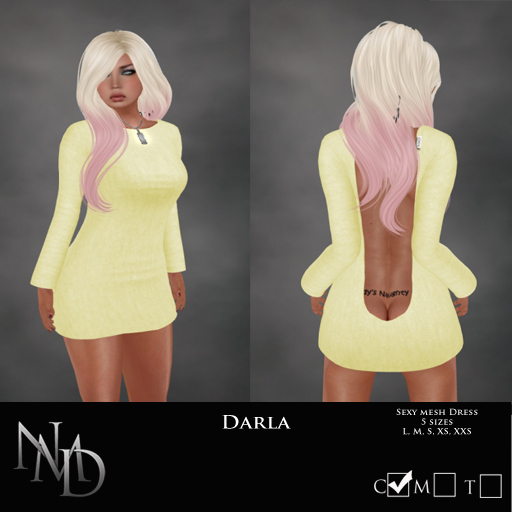 .:[NMD]:. Darla Dress Yellow Box