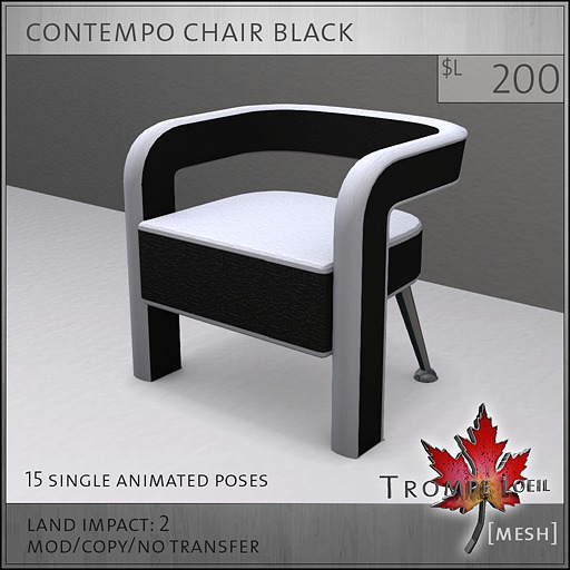 Trompe Loeil - Contempo Chair Yellow [mesh]