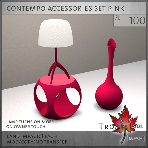 Trompe Loeil - Contempo Accessories Set Green [mesh]