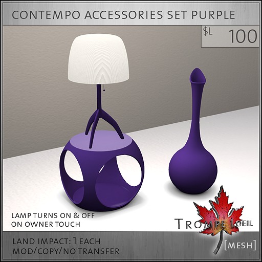 Trompe Loeil - Contempo Accessories Set Green [mesh]